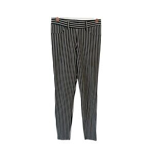Y2K Plein Sud Striped Jegging Pants Womens 38/6 Stretch Pull On Italy 90s